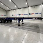 Dennison Tri Axle Sliding Skeletal Trailer BPW - thumbnail