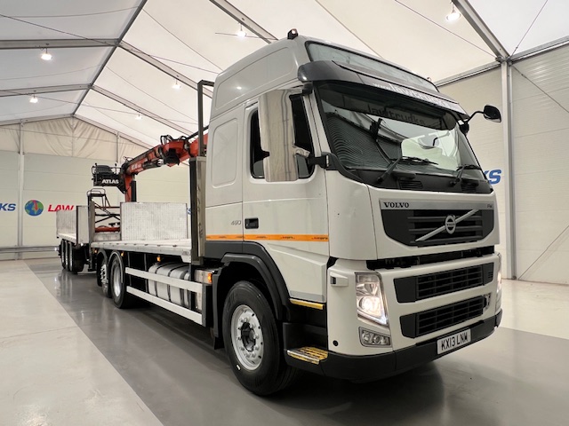 Volvo FM 450 Dropside Brick Grab Drawbar