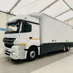 Mercedes 2543 6×2 10 Tyre Rear Lift Sleeper Cab Box Van - thumbnail