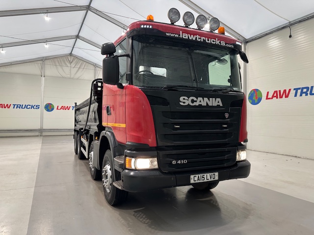 Scania G410 8×4 Sleeper Cab Steel Tipper