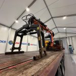 Montracon Tri Axle Flatbed Brick Grab Trailer - thumbnail