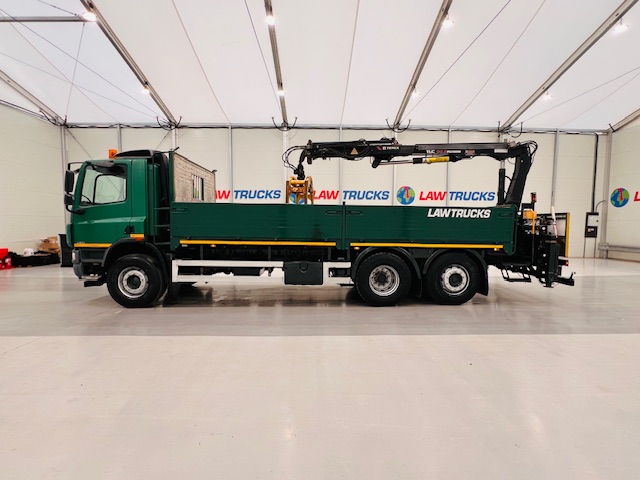 DAF CF75 310 Rear Lift Day Cab Dropside Brick Grab