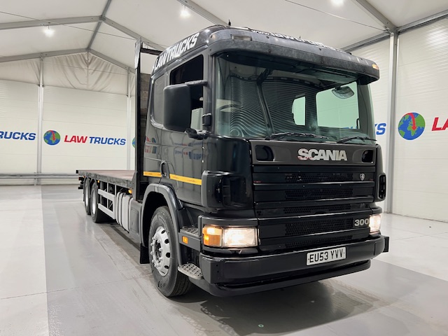 Scania P94 300 6×2 10 Tyre Rear Lift Flatbed