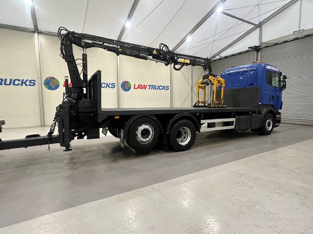 Scania R420 6×2 Rear Lift Brick Grab Drawbar