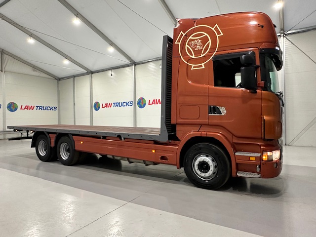 Scania R420 6×2 10 Tyre Rear Lift Flatbed Manual