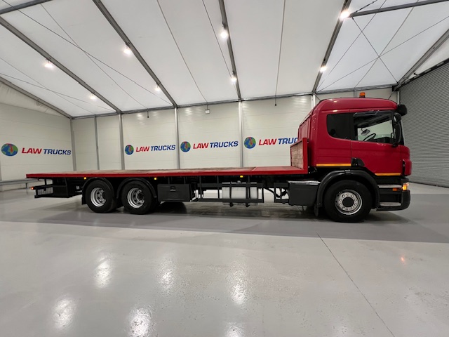 Scania P320 6×2 10 Tyre Rear Lift Flatbed
