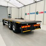 Fruehauf  Tri Axle Flatbed Drawbar Trailer - thumbnail