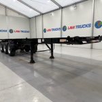 Dennison Tri Axle Sliding Skeletal Trailer BPW - thumbnail