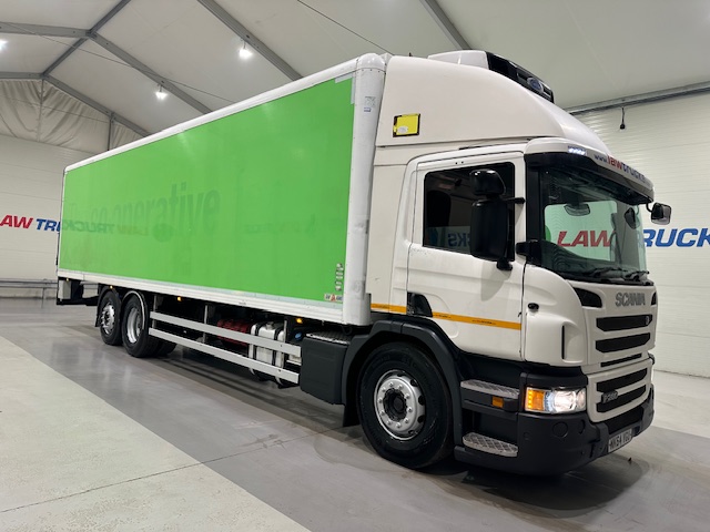 Scania P280 6×2 Rear Lift Day Cab Fridge Box
