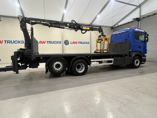 Scania R420 6×2 Rear Lift Brick Grab Drawbar