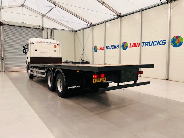 Scania R420 10 Tyre Rear Lift Flatbed