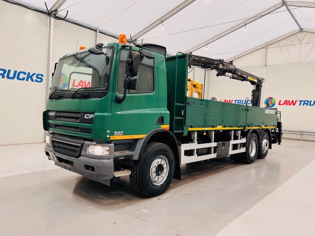 DAF CF75 310 Rear Lift Day Cab Dropside Brick Grab
