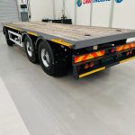 Fruehauf  Tri Axle Flatbed Drawbar Trailer - thumbnail