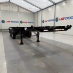 Dennison Tri Axle Sliding Skeletal Trailer BPW - thumbnail