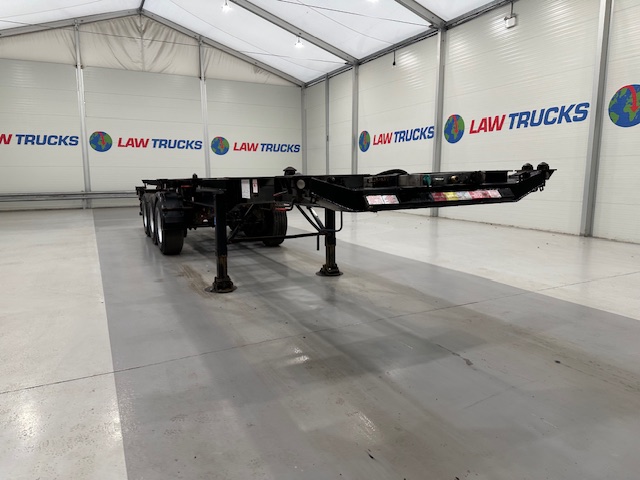 Dennison Tri Axle Sliding Skeletal Trailer BPW