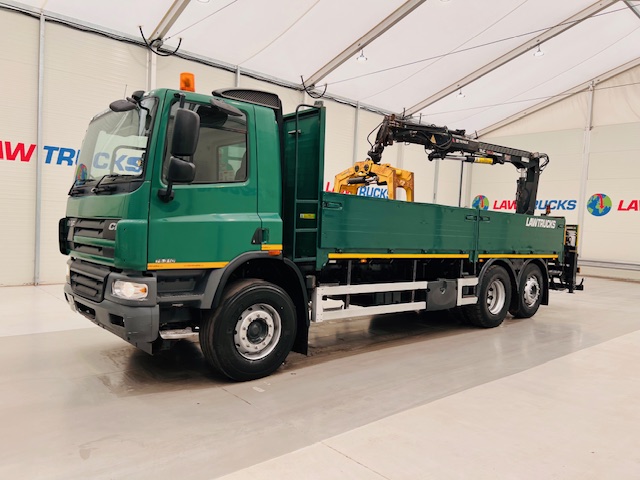 DAF CF75 310 Rear Lift Day Cab Dropside Brick Grab