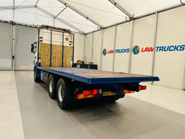 Scania R480 Rear Lift Sleeper Cab Flatbed Manual