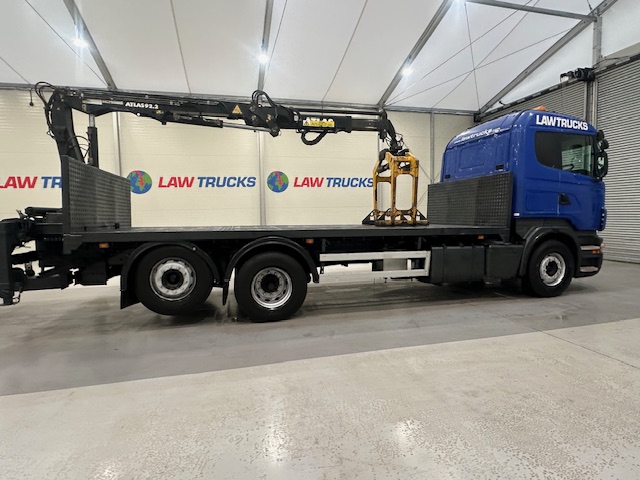 Scania R420 6×2 Rear Lift Brick Grab Drawbar
