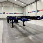 Dennison Tri Axle Sliding Skeletal Trailer BPW - thumbnail