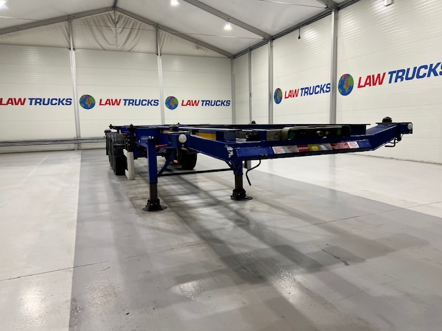 Dennison Tri Axle Sliding Skeletal Trailer BPW