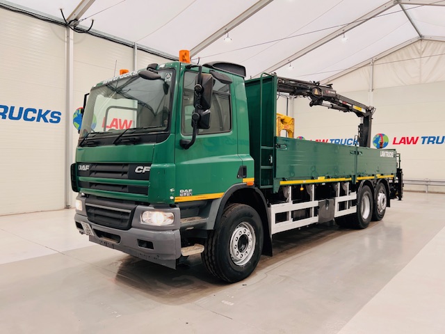 DAF CF75 310 Rear Lift Day Cab Dropside Brick Grab