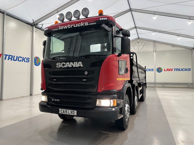 Scania G410 8×4 Sleeper Cab Steel Tipper