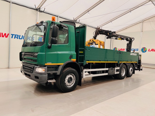 DAF CF75 310 Rear Lift Day Cab Dropside Brick Grab