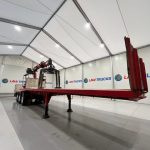 Corus Tri Axle Flatbed Brick Grab Trailer - thumbnail
