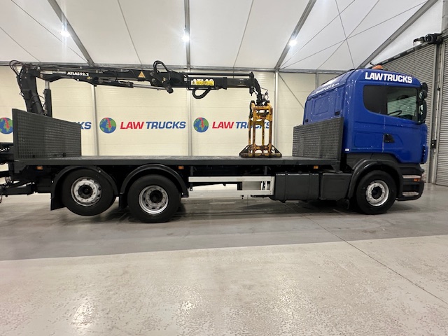 Scania R420 6×2 Rear Lift Brick Grab Drawbar