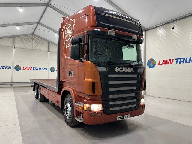 Scania R420 6×2 10 Tyre Rear Lift Flatbed Manual