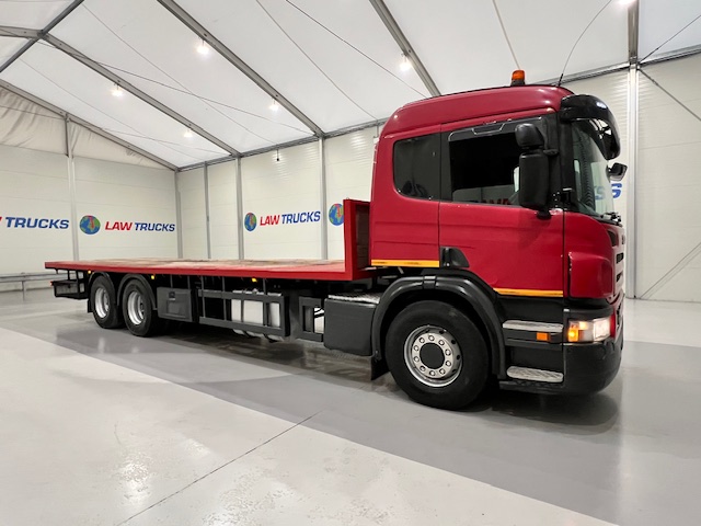 Scania P320 6×2 10 Tyre Rear Lift Flatbed
