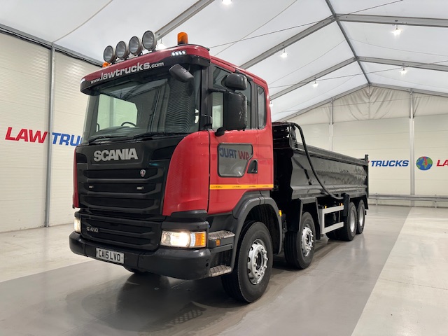 Scania G410 8×4 Sleeper Cab Steel Tipper