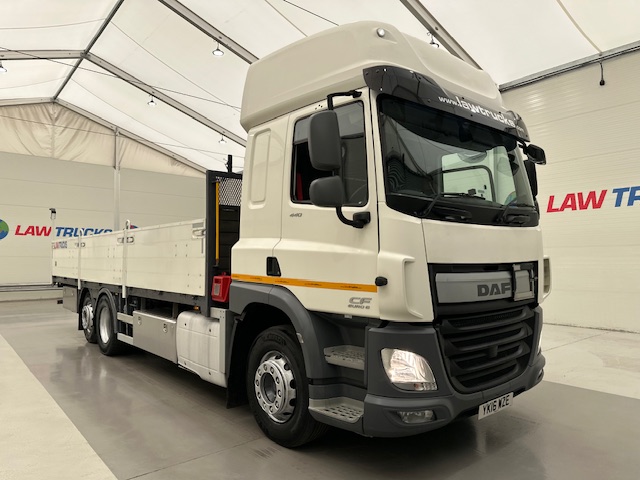 DAF CF 440 6×2 Sleeper Cab Dropside Drawbar Spec