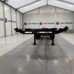 Dennison Tri Axle Sliding Skeletal Trailer BPW - thumbnail