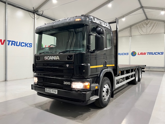 Scania P94 300 6×2 10 Tyre Rear Lift Flatbed