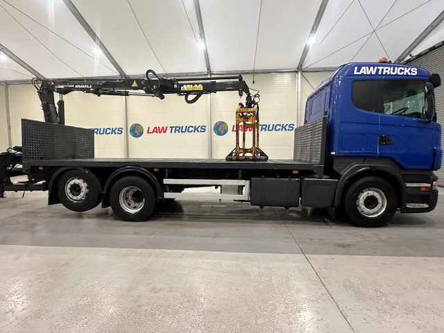 Scania R420 6×2 Rear Lift Brick Grab Drawbar