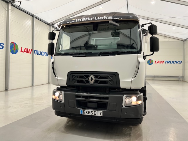 Renault C320 6×2 Day Cab Dropside with Crane