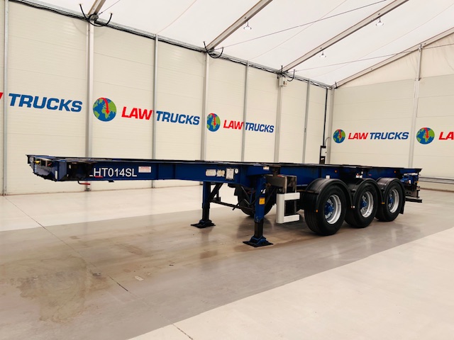 Montracon Tri Axle Sliding Skeletal Trailer BPW
