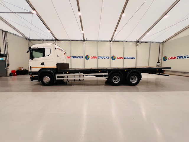 Scania R420 10 Tyre Rear Lift Flatbed