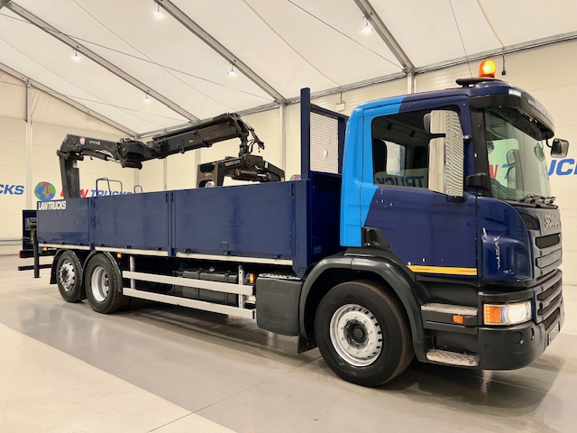 Scania P280 6×2 Rear Lift Dropside Brick Grab