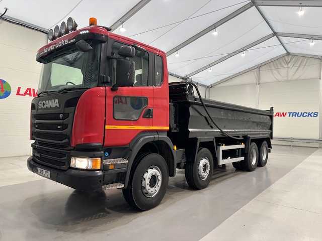 Scania G410 8×4 Sleeper Cab Steel Tipper