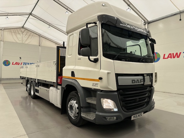 DAF CF 440 6×2 Sleeper Cab Dropside Drawbar Spec