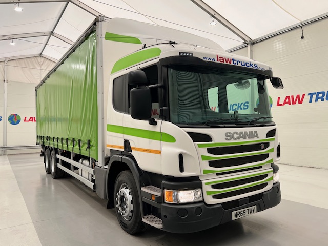 Scania P280 6×2 10 Tyre Rear Lift Curtainsider