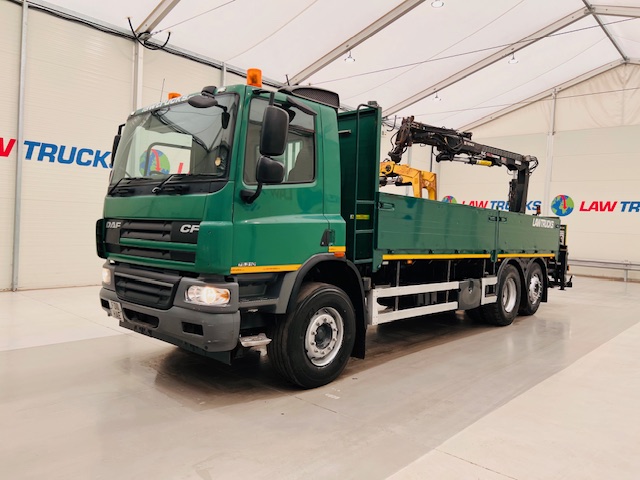 DAF CF75 310 Rear Lift Day Cab Dropside Brick Grab