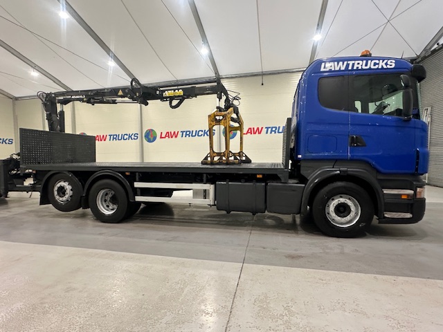 Scania R420 6×2 Rear Lift Brick Grab Drawbar