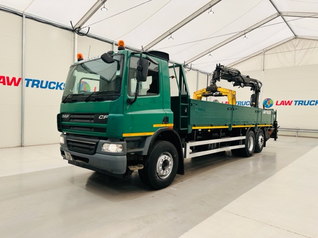 DAF CF75 310 Rear Lift Day Cab Dropside Brick Grab