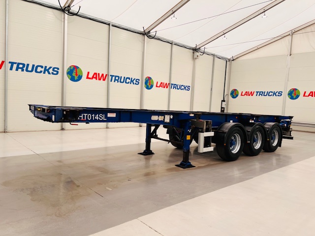 Montracon Tri Axle Sliding Skeletal Trailer BPW