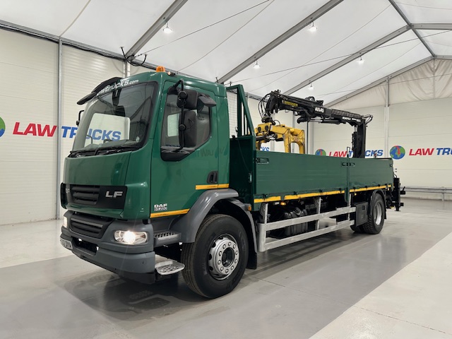DAF LF55 220 Day Cab Dropside Crane