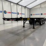 Dennison Tri Axle Sliding Skeletal Trailer BPW - thumbnail