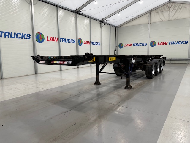 Dennison Tri Axle Sliding Skeletal Trailer BPW